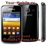 Как сделать Hard Reset на Samsung Galaxy Y Duos GT-S6102